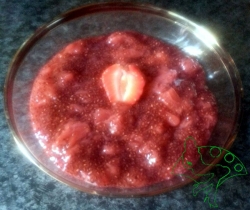 Gem de căpșuni cu semințe chia